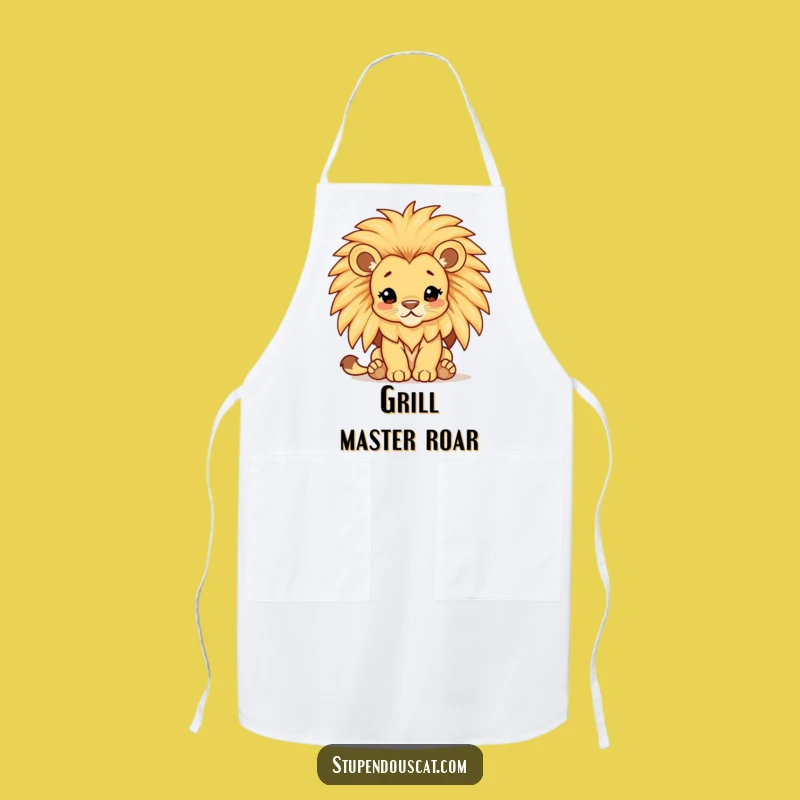 Funny Lion Cub Mane Apron - Majestic Kitchen Accessory Gift