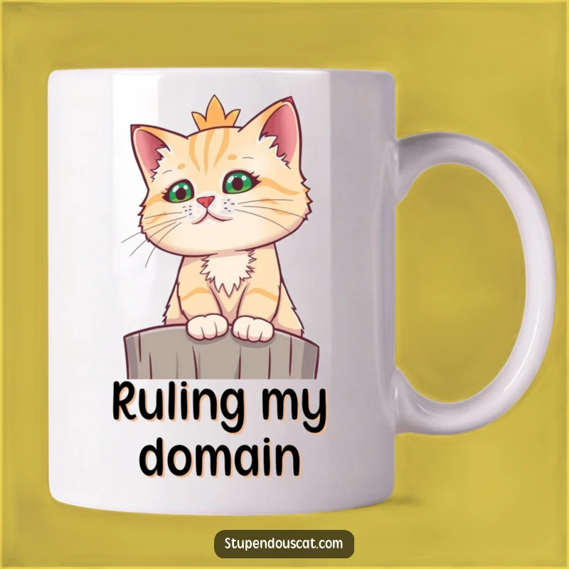 Funny Regal Cat Mug: Majestic Feline Attitude, Perfect Funny Gift for Cat Royalty