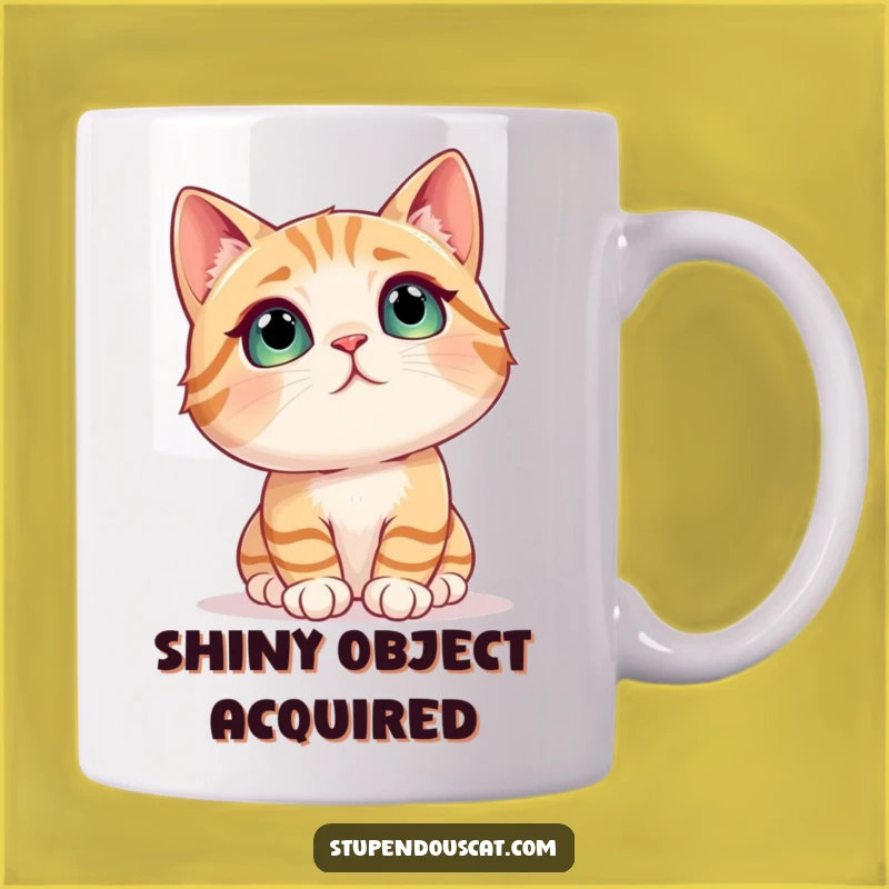 Funny Awestruck Cat Mug - Magical Pet Lover Gift