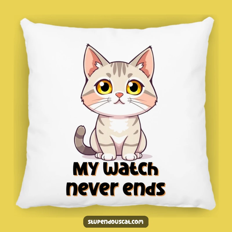 Funny Mystic Cat Pillow: Glowing Comfort, Ideal Funny Gift