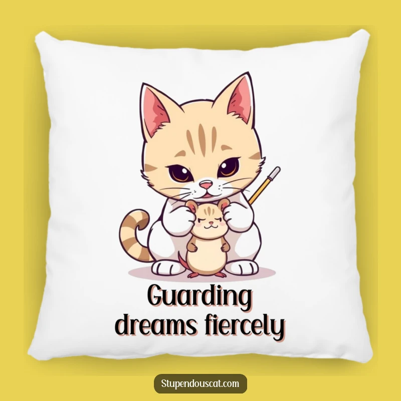Funny Valiant Cat Toy Mouse Pillow: Cozy Protection, Whimsical Funny Gift