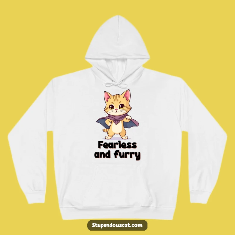 Cozy Heroic Cat Cub Cape Hoodie: Stay Warm with Super-Cat Power!