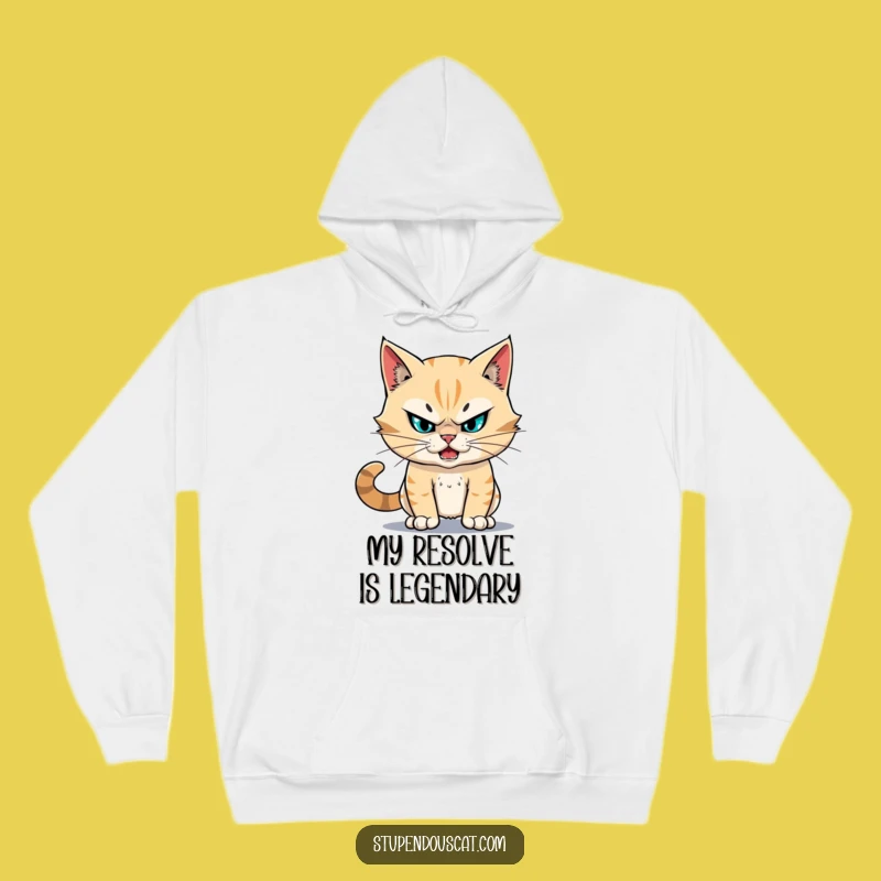 Funny Fearless Cat Hoodie: Stupendous Comfort for the Brave
