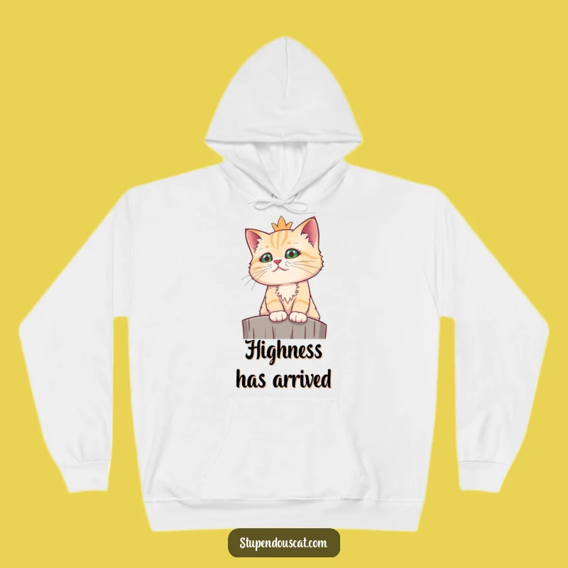 Funny Regal Cat Hoodie: Stay Cozy While Surveying Your Domain, Great Funny Gift
