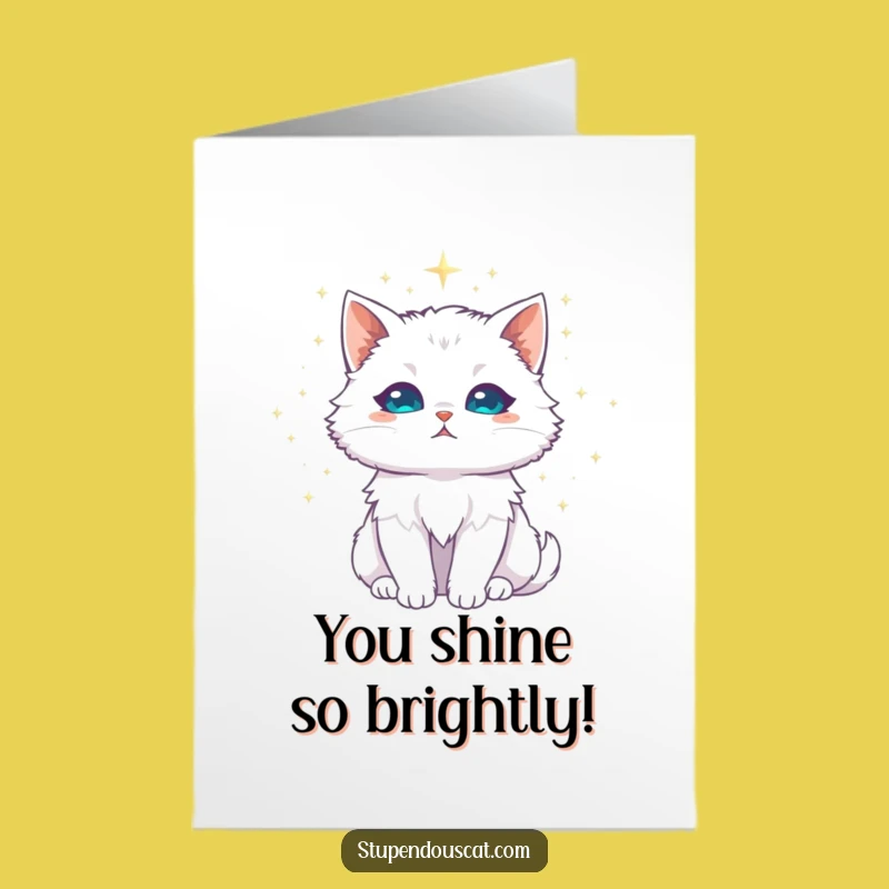 Hilarious Free Printable Cat Congrats Card - Stardust Halo Downloadable Gift