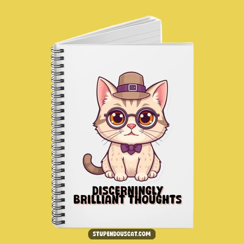 Funny Dapper Cat Journal: Jot Down Sophisticated Ideas, Perfect Funny Gift