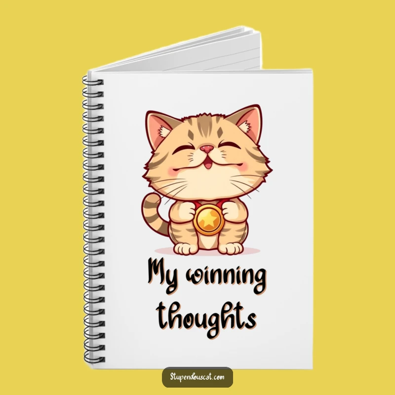 Funny Award Cat Notebook - Stupendous Journal for Your Winning Ideas