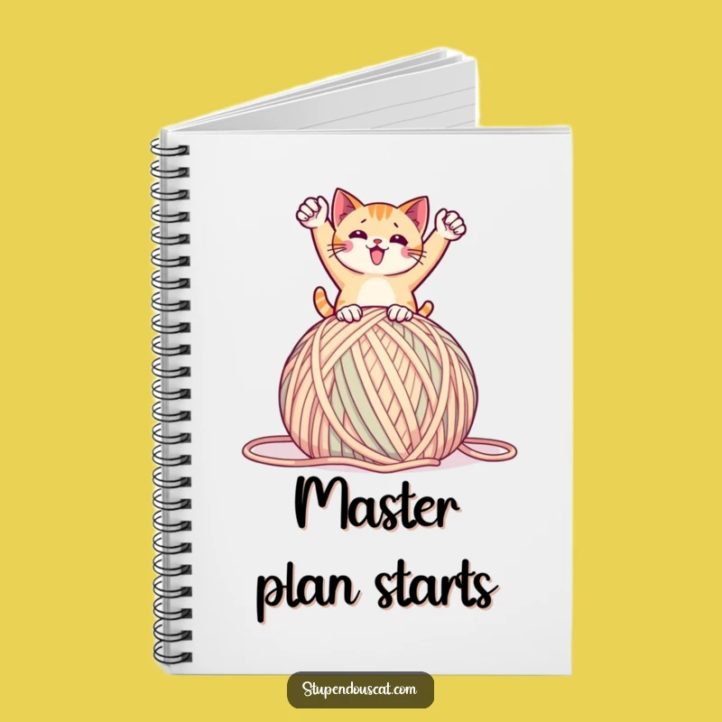 Funny Yarn Master Notebook: Journal with Triumph, Ideal Funny Gift