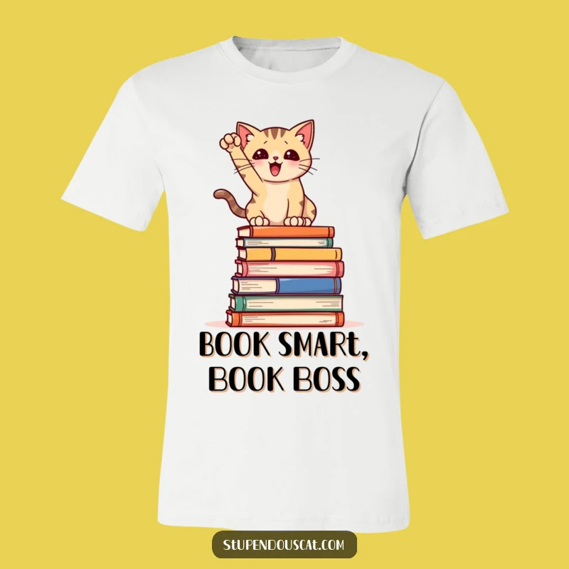 Funny Posing Cat T-Shirt: Hilarious Book Lover Apparel, The Ultimate Funny Gift