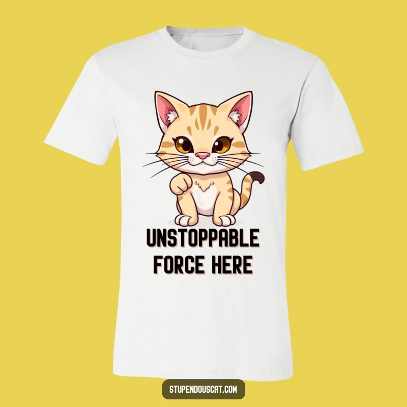 Funny Proud Feline T-Shirt: Whiskered Warrior Style - Hilarious Funny Gift