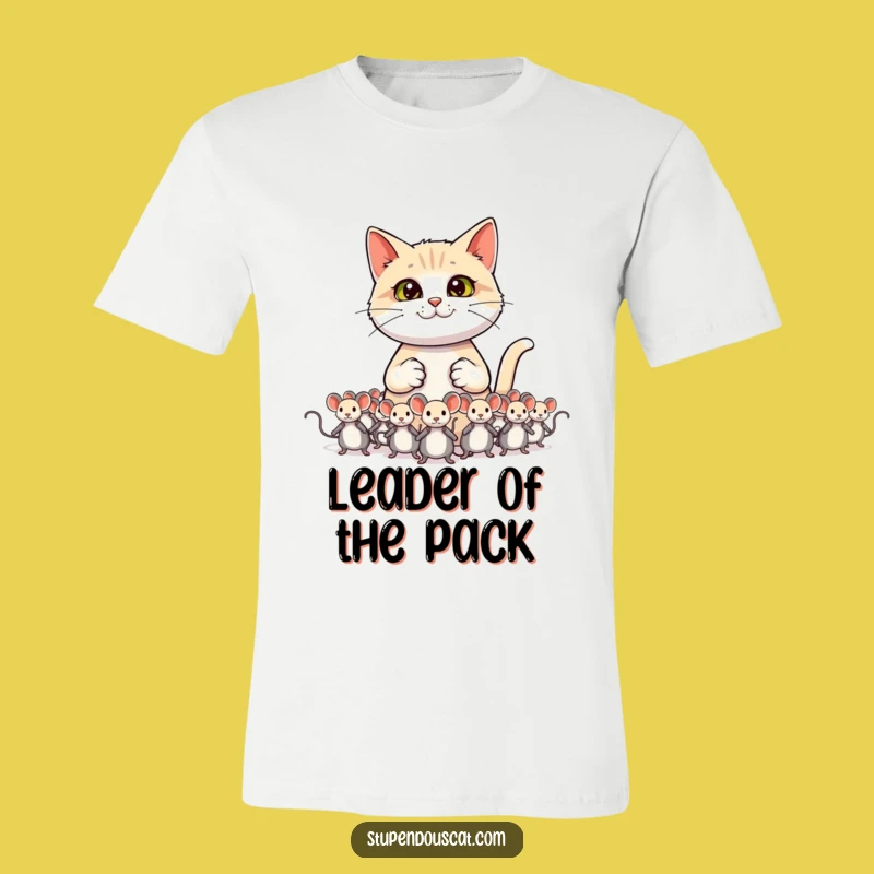 Funny Cat General T-Shirt - Conquer with Toy Mice Humor Tee