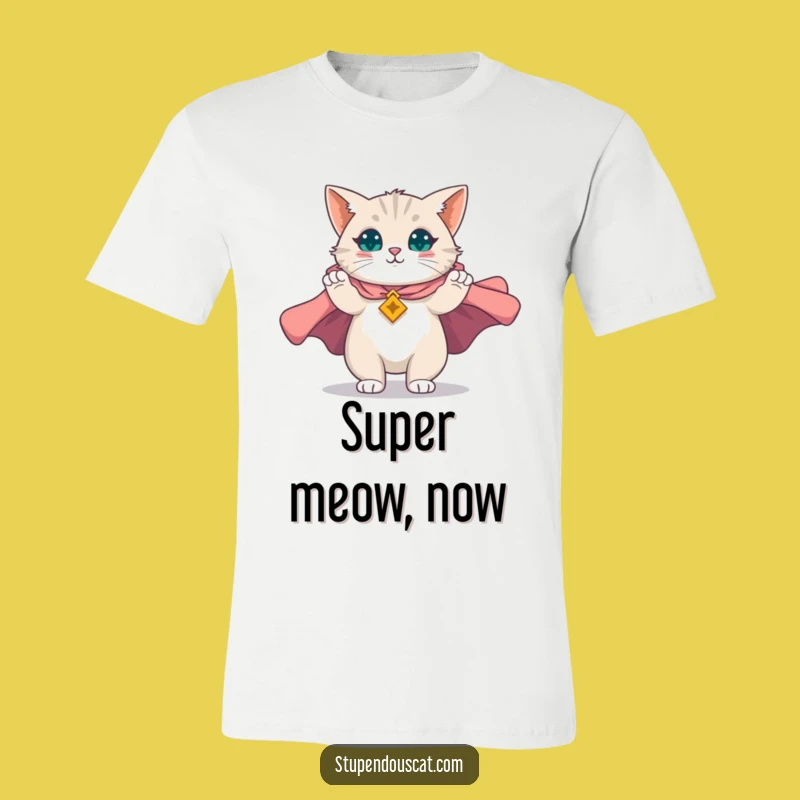 Funny Majestic Cape Cat T-Shirt: Unleash Your Inner Hero, Great Funny Gift